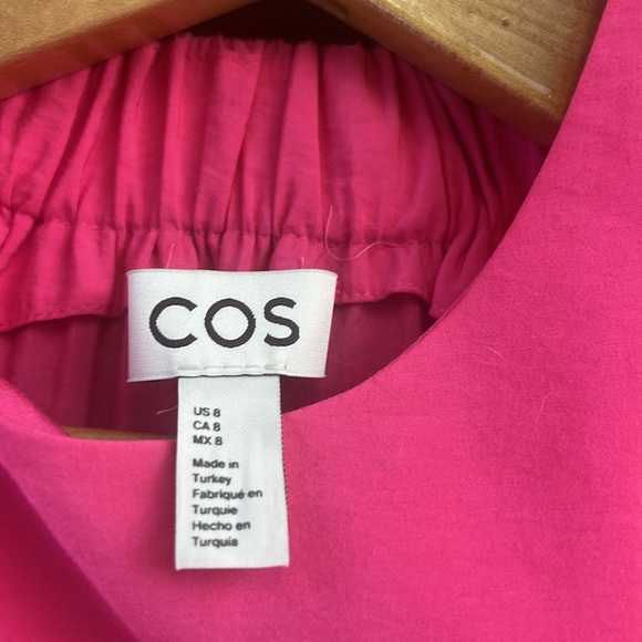 COS NWOT Pink Sleeveless Trapeze Dress - Picture 2 of 7